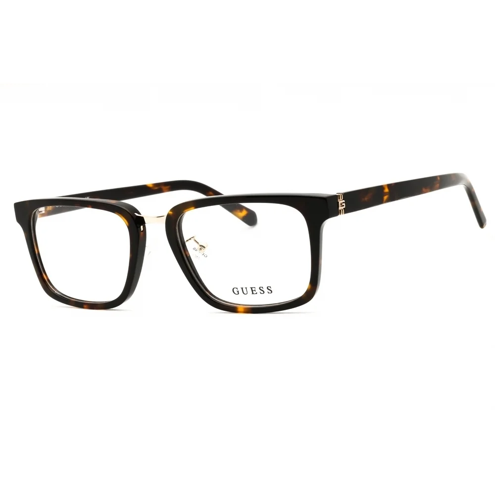 NWT Guess GU50088-D Dark Havana Rectangle 54mm Eyeglasses